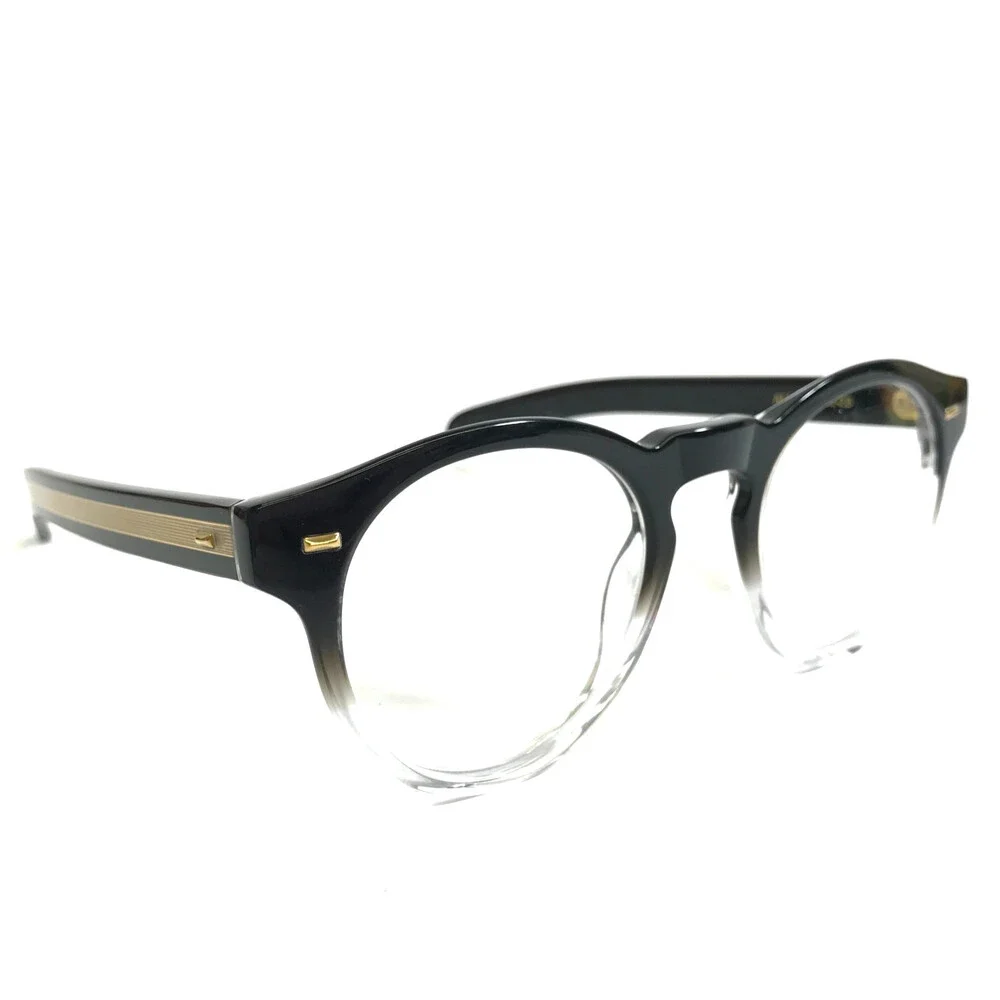 Alfred Kerbs Eyeglasses Frames ALICE BK Black Gradient Round Full Rim 51-23-150